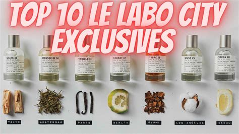 le labo city exclusives list.